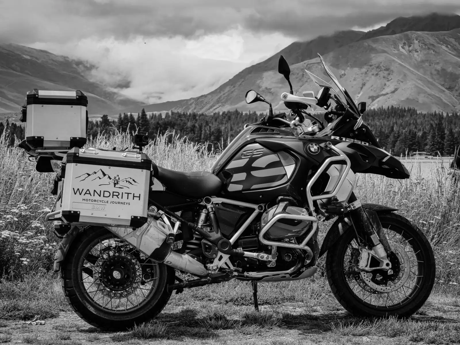 Premium BMW adventure motorcycle available for daily rental in New Zealand